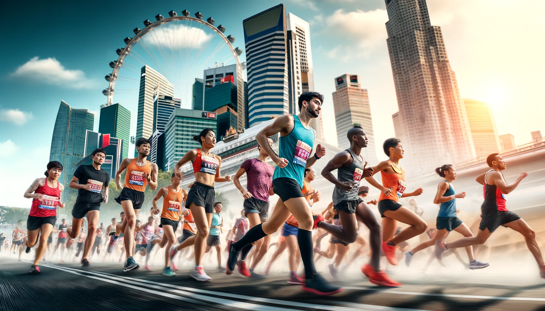 Marathonien en course